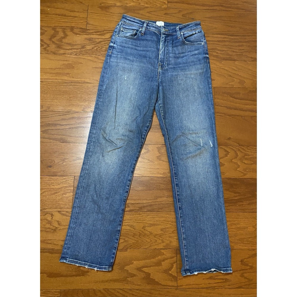 Jonathan Simkhai Women Blue Straight Jeans Organic Cotton Size 29 Made In USA